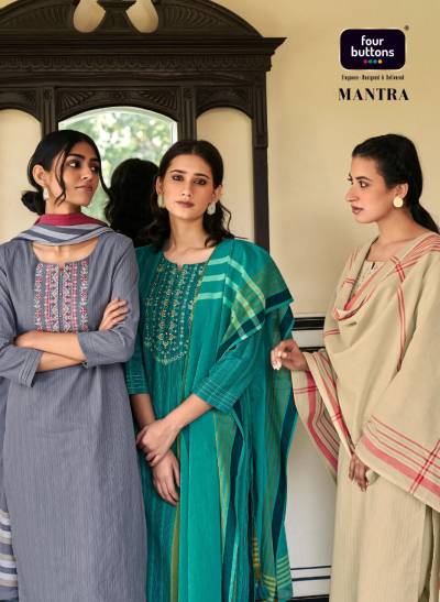 Mantra By Four Button Designer Readymade Salwar Kameez Collection